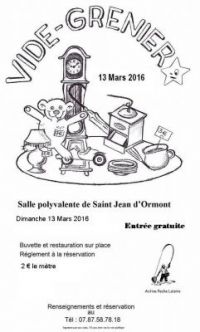 Vide-grenier de Saint Jean d'Ormont