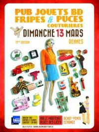 Salon d'objets pub, jouets anciens, puces couturières et BD de Rennes
