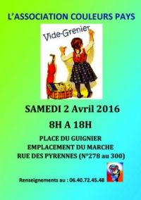 Vide-grenier Couleurs Pays de Paris 20ème