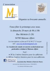 Brocante de la rue Michelet de Maisons Alfort