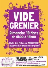 Vide-grenier au Monastier sur Gazeille