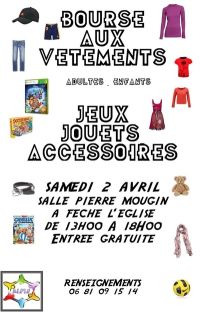 Bourse aux vêtements, jeux, jouets, accessoires de Fèche l'Eglise