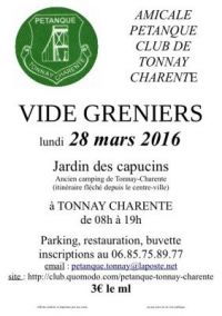 Vide-grenier de Tonnay Charente