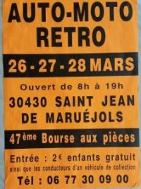 Bourse d'échange auto-moto-rétro de Saint Jean de Maruejols et Avejan