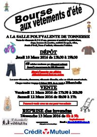 Bourse aux vêtements d'été de Tonnerre