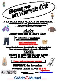 Bourse aux vêtements d'été de Tonnerre