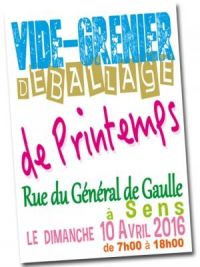 Vide-grenier déballage de printemps de Sens