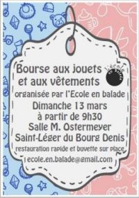 Bourse aux jouets et aux vêtements de Saint Léger du Bourg Denis