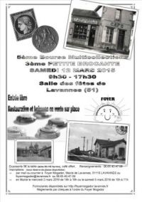Bourse multicollection + brocante et vide-greniers à Lavannes