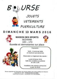 Brocante, bourse jouets-vêtements, puériculture, bébé à Sézanne