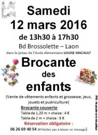 Brocante des enfants à Laon