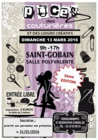 Puces de couturières - 2e édition de 2016 de Saint Gobain