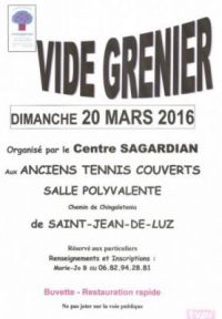 12ème vide-grenier du centre sagardian de Saint Jean de Luz