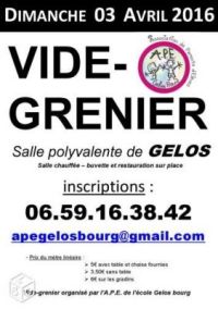 Vide-grenier de Gélos