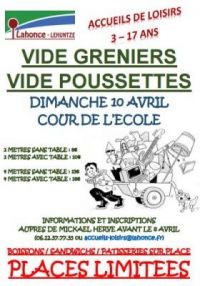 Vide-greniers Vide-poussettes de Lahonce