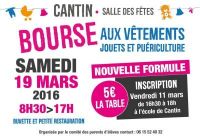 Bourse aux vêtements, jouets et puériculture de Cantin