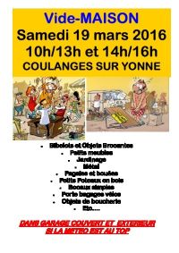 Vide-maison de Coulanges sur Yonne