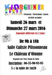 Kid's grenier du bébé au junior de Château d'Olonne