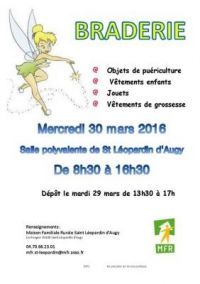 Braderie objets de puériculture et vêtements enfants de Saint Léopardin d'Augy