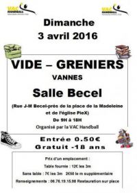 Vide-greniers Salle Bécel de Vannes