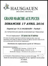Marché aux puces de Hausgauen