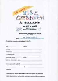 Vide-grenier de Salans