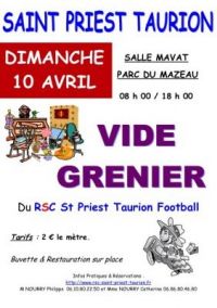 Vide-grenier de Saint Priest Taurion