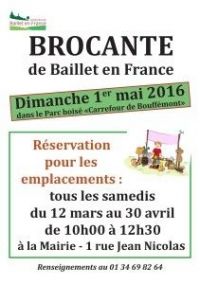 Brocante de Baillet en France