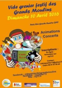 Vide-grenier festif des Grands Moulins de Paris