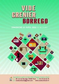 Vide-greniers Rue du Borrego organisé par Couleurs du Brésil