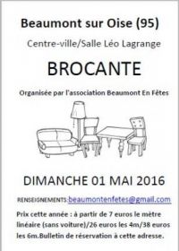 Brocante de Beaumont sur Oise