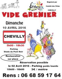 Vide grenier du comité des fêtes de Chevilly