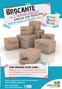 Brocante de l'ascension de Saint Leu la Foret