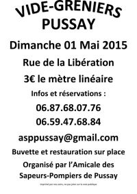 Videgrenier Brocante de Pussay