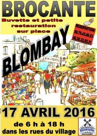 Brocante videgrenier de BLOMBAY