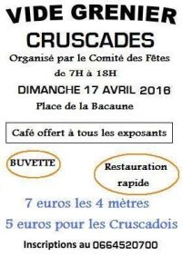 Vide-grenier Cruscades