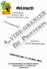 Brocante videgrenier de printemps de Milhaud