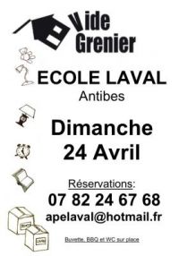 Vide grenier Ecole Laval d'Antibes