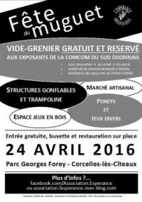 Vide-greniers et fête du muguet de Corcelles les Citeaux