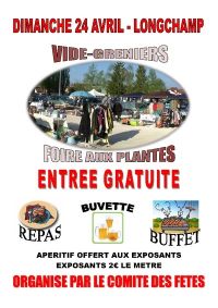 Vide-greniers et foire aux plantes de Longchamp