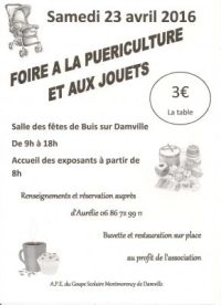 Bourse aux Vêtements, Jouets et Puériculture de Buis sur Damville