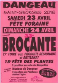 Foire à la brocante Vente de produits régionaux de Dangeau