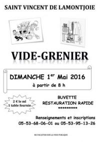Vide-grenier de Saint Vincent de Lamontjoie