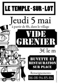 Vide-grenier - Fête du village de Temple sur Lot