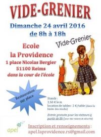 5ème vide grenier école la providence de Reims