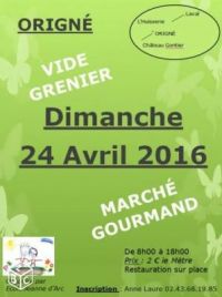 Vide-greniers marché artisanat d'Origné