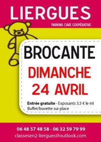 Traditionnelle brocante des classes en 2 de Liergues