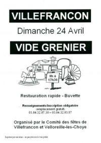 2ème vide grenier de Villefrancon