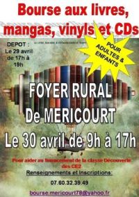 Bourse aux livres, mangas, vinyls, CDs de Méricourt