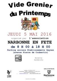 Vide-grenier du printemps à Narbonne